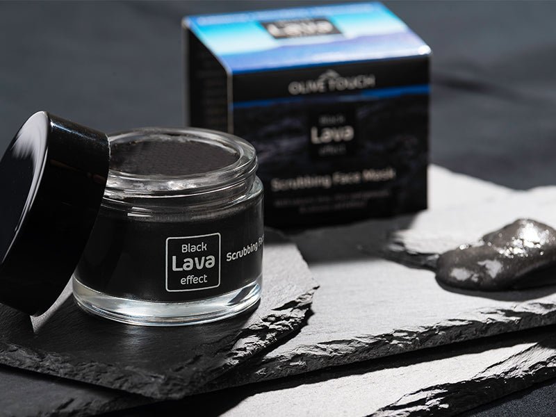 Face Mask & Scrub with Volcanic Lava - Meja Cosmetics