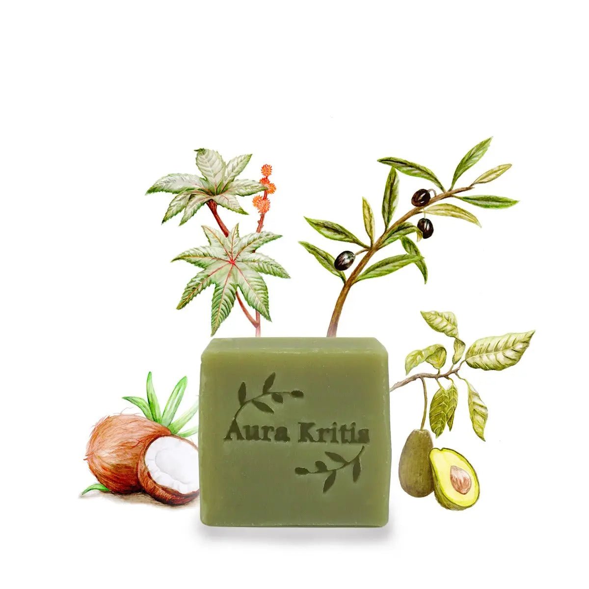 Face Natural Green Soap - Meja Cosmetics