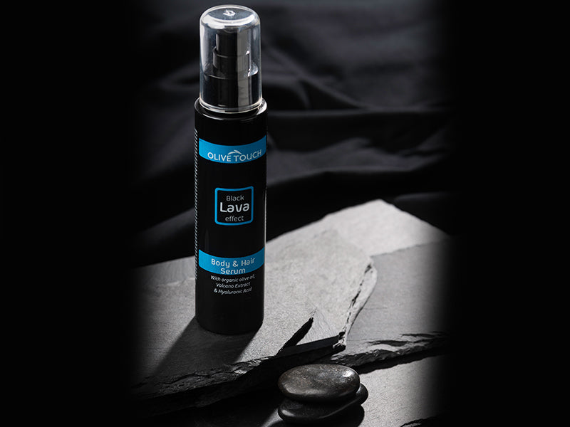 Body and Hair Oil with Volcanic Lava