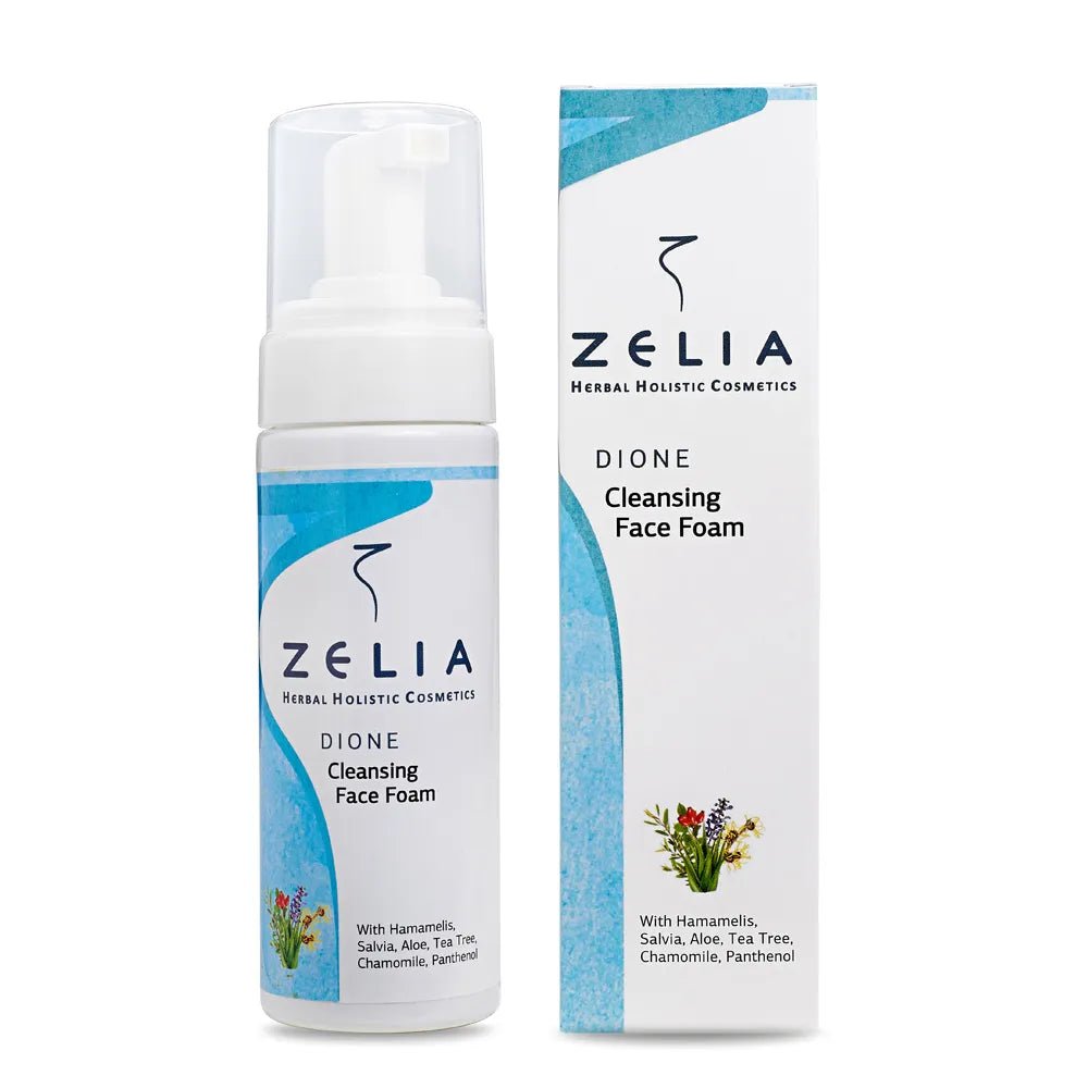 Antiseptic Face Cleansing foam ‘DIONE’ – 150 ml Herbal antiseptic cleansing foam, which also regulates the production of sebum of the skin. - Meja Cosmetics