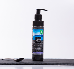 Charcoal Cleansing Cream with Organic Olive Oil & Volcanic Soil Extract - Meja Cosmetics